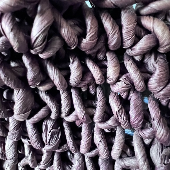 To Go Tote large Weaved Brown Bag Lined Hawaiian Print clean inside & out NWOT - Picture 4 of 9